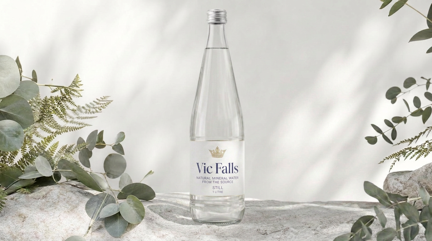Vic Falls 1 Litre Glass Bottle
