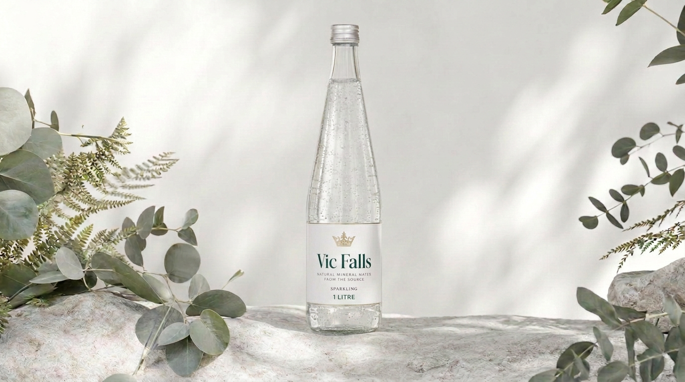 Vic Falls Sparkling 1L Glass Bottle