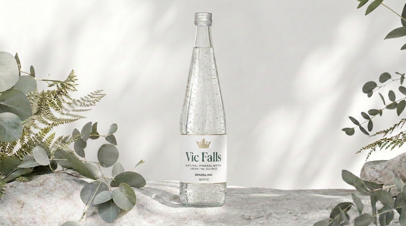 Vic Falls Sparkling 600ml Glass Bottle